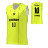Basketball Jersey Stitch - Neon Yellow
